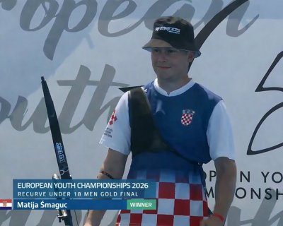 Matija &Scaron;maguc osvojio zlatnu medalju na Europskom prvenstvu mladih u Rimu