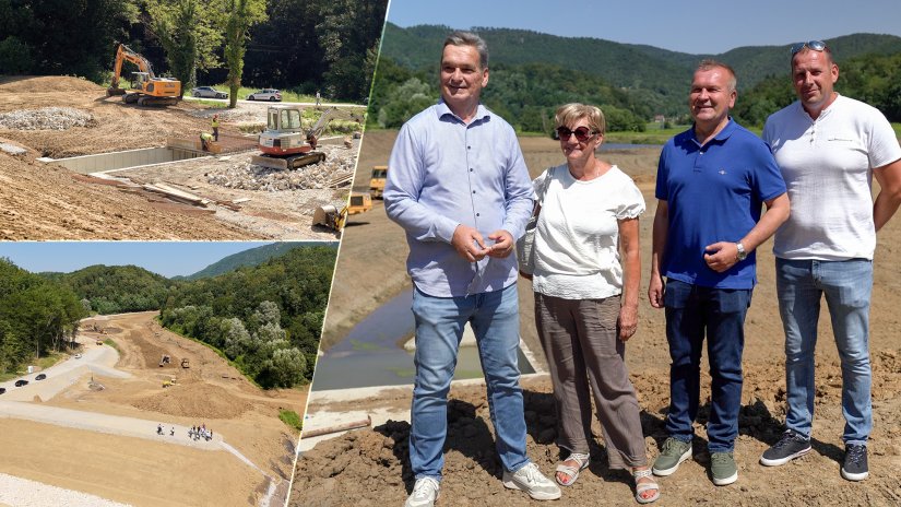 FOTO Radovi na retencijama Kamenica I i Čret prema planu - Varaždinska županija uskoro sigurnija od poplava