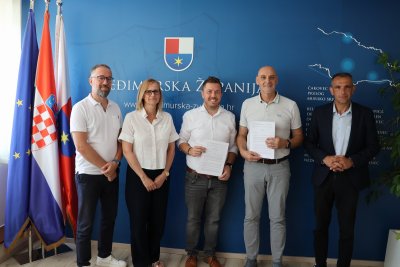 Međimurska županija ulaže u sigurniju prometnu infrastrukturu - potpisan ugovor za izgradnju kružnog toka u Podturnu