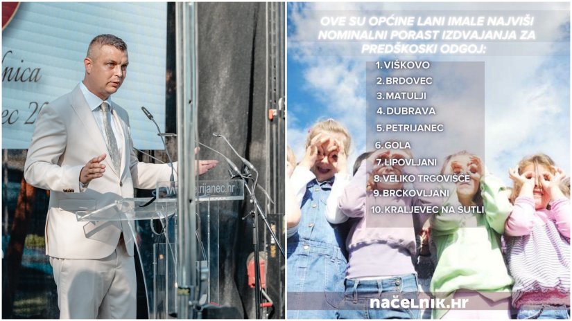 Petrijanec u top 10 općina po izdvojenim sredstvima za pred&scaron;kolsko obrazovanje u 2025. godini