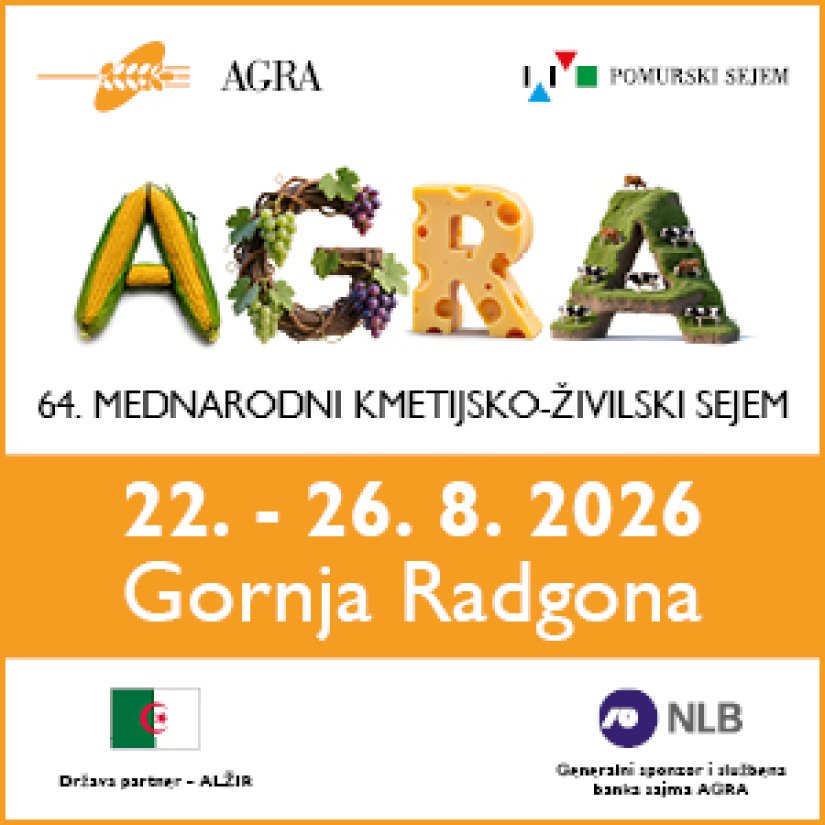 Dijelimo 60 ulaznica za 64. AGRA sajam u Gornjoj Radgoni...