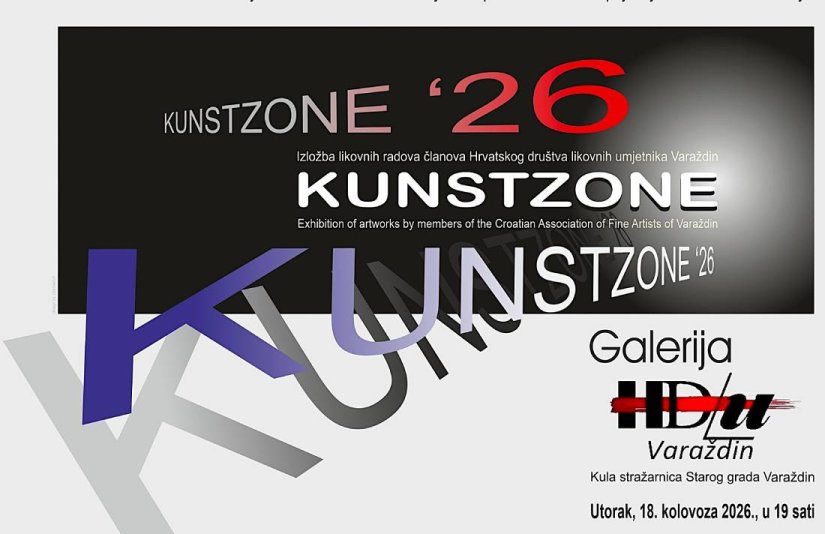 Novo izdanje tradicionalnog "Kunstzone '26" u Kuli stražarnici: od crteža do skulptura