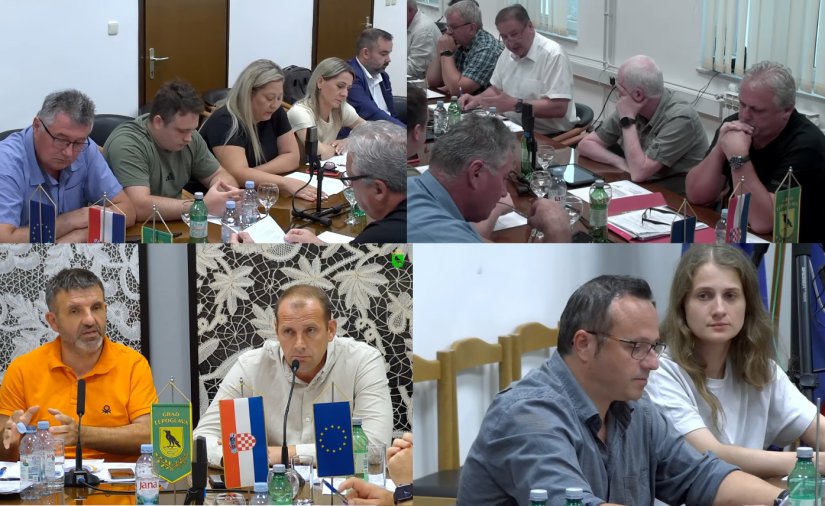 LEPOGLAVA Na Gradskom vijeću o radu groblja, vodovodu, prikupljanju otpada, ali i o odlascima ljudi iz gradske uprave