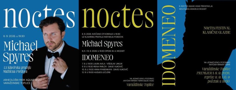 &Scaron;esto izdanje festivala NOcTEs  Aquae Iasae otvara svjetski poznati tenor Michael Spyres