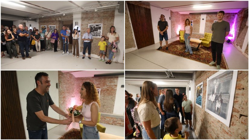 FOTO Izložba radova Anje Vukalović otvorena u Centru za mlade P4