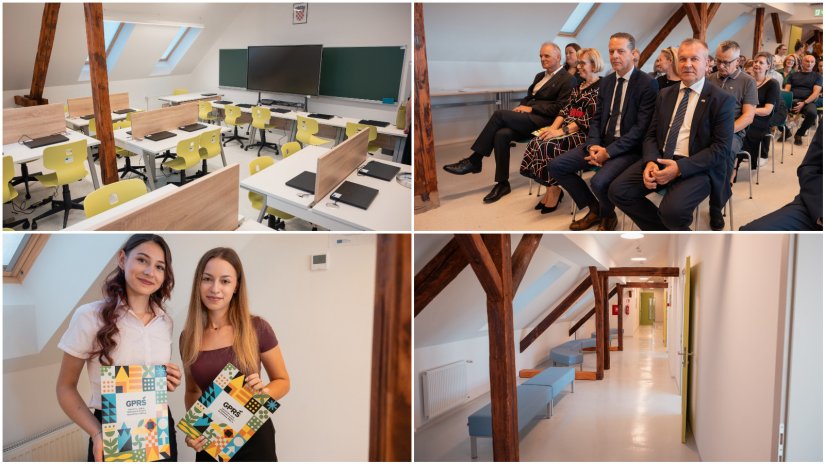 FOTO Svečano otvoreni novouređeni prostori Graditeljske, prirodoslovne i rudarske &scaron;kole Varaždin