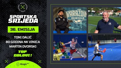 SPORTSKA SRIJEDA #36: U studiju gostovali Toni Dalić i Martin Dvorski, NK Vinica slavi 80 godina