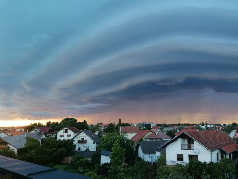 Stiže promjena vremena; oluja već poharala područje Slovenije i okolicu Zagreba