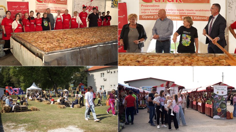 VIDEO/FOTO Vidovečka mega sarma ponovno najveća na svijetu - utro&scaron;eno preko 4 tone kiselog zelja
