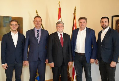 FOTO Europski parlamentarac Tonino Picula u službenoj posjeti Gradu Varaždinu