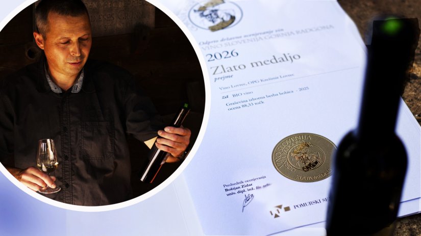 Vina Lovrec, nagrađena zlatom u Gornjoj Radgoni, i na varaždinskom placu