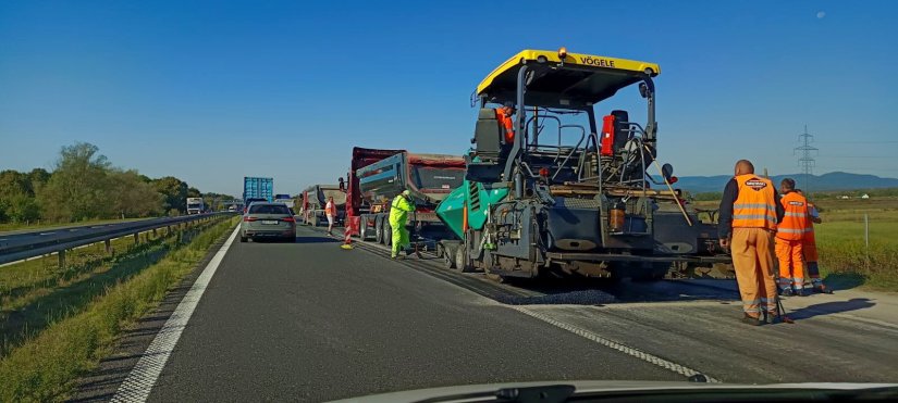 FOTO Zbog radova osjetno usporen promet autocestom iz Varaždina prema Zagrebu