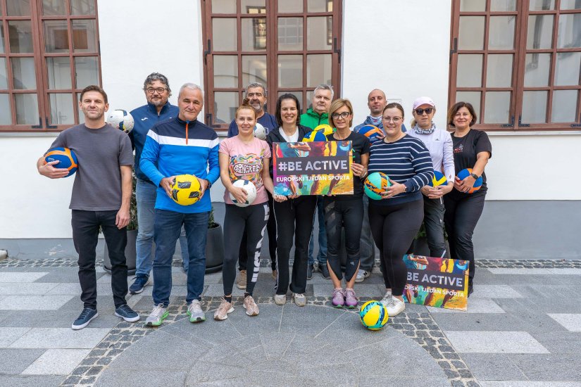 FOTO Od Gradske vijećnice do Graberja: Varaždin obilježio Europski tjedan sporta