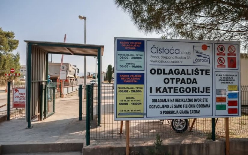 Otpad iz Varaždina na zadarskom odlagali&scaron;tu otpada Diklo - nepropisno