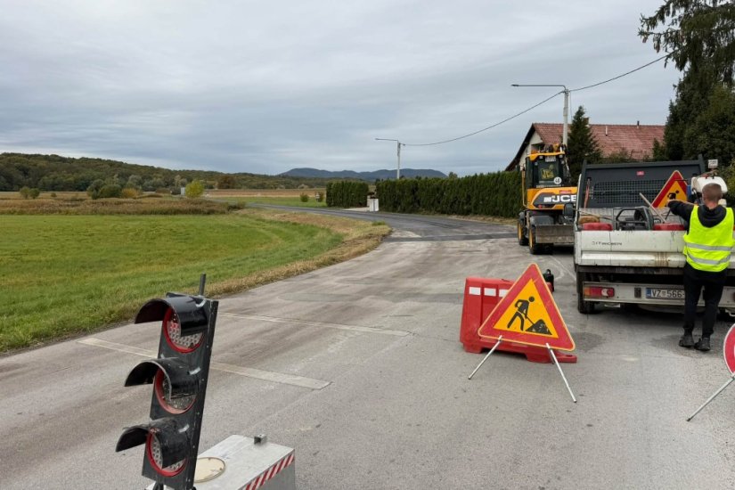 Počela obnova važne prometnice, u planu nastavak radova prema Klenovniku
