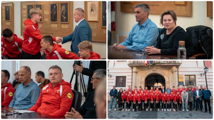 FOTO Po novu svjetsku medalju u Kinu - župan Stričak ispratio nogometnu reprezentaciju Druge gimnazije Varaždin