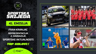 SPORTSKA SRIJEDA #41: Fran Kranjac, mladi nogometa&scaron;i na putu za Kinu i novi izazovi odbojka&scaron;a Cratis Varaždina