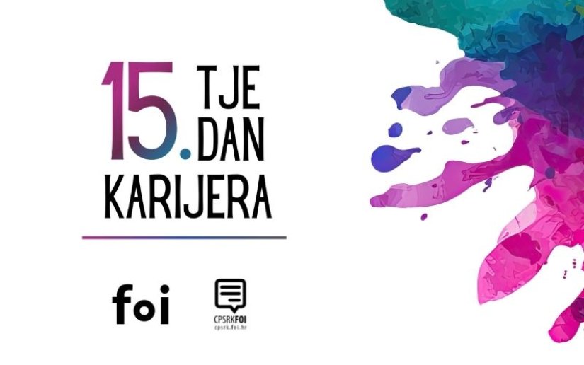 Od 19. do 23. listopada jubilarni 15. Tjedan karijera FOI-ja