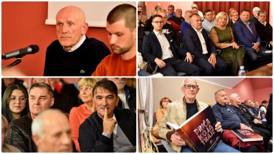FOTO Predstavljena knjiga &bdquo;Priča koja traje &ndash; 115 godina varaždinskog nogometa&ldquo;, autora Juraja i Marijana Hižaka