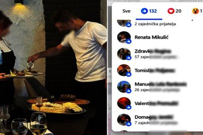 Objave &Scaron;incekovih iz restorana označavala sa &ldquo;sviđa mi se&rdquo; i supruga Mikulića!?