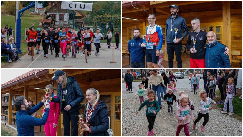 FOTO Trčalo se po cesti, makadamu i goricama: održane dječje utrke i prvi Gorični trail