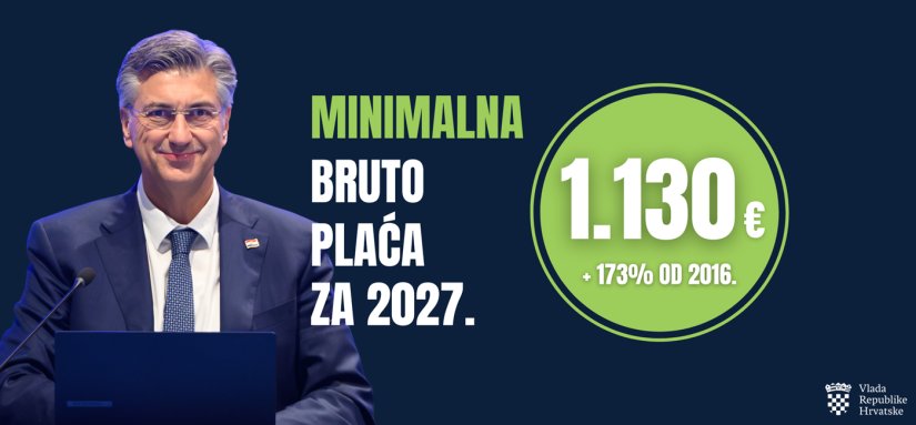 Plenković: Nova minimalna plaća 1.130 eura uz "kompenzacijske mjere" za poslodavce